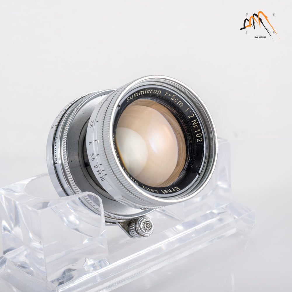 LEITZ Leica Summicron L39 50mm/F2.0 Radioactive Lens Yr.1952 LTM