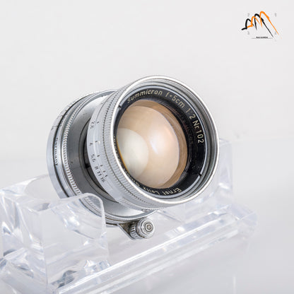 LEITZ Leica Summicron L39 50mm/F2.0 Radioactive Lens Yr.1952 LTM Germany #23714