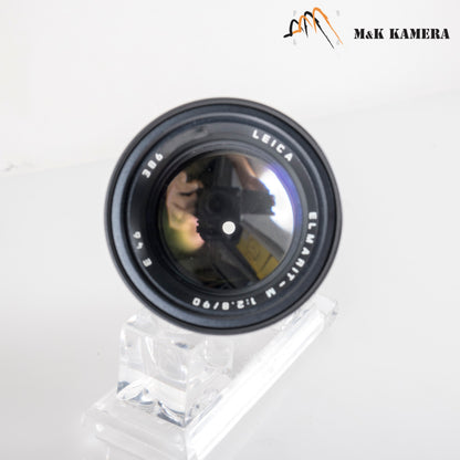 Leica Elmarit-M 90mm/F2.8 E46 Ver.II V2 Black Lens Yr.1999 Germany 11807 #88719