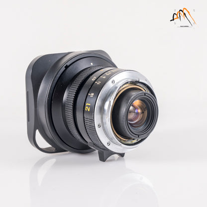 LEITZ Leica Elmarit M 21mm/F2.8 E60 Pre-A Black Lens Yr.1983 Canada #11370