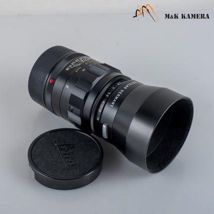 LEITZ Leica Tele-Elmarit M 90mm/F2.8 Ver.I V.1/ Fat Black Lens Yr.1971 #23912