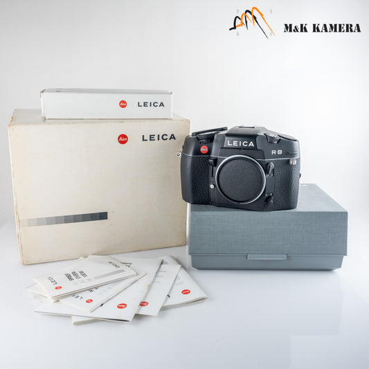 Leica R8 Film SLR Camera Black boxed 10081 #23954
