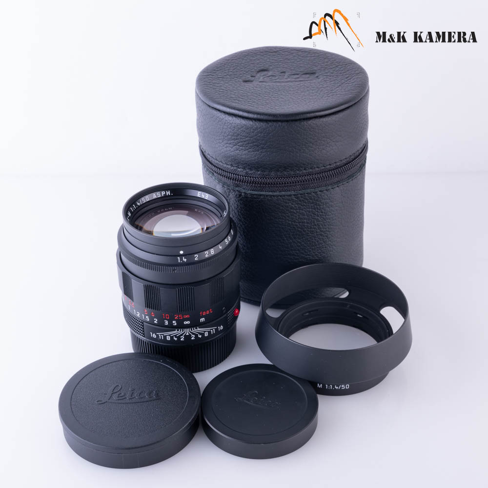Leica Summilux-M 50mm/F1.4 ASPH Black Chrome Lens Germany 11688 #69885