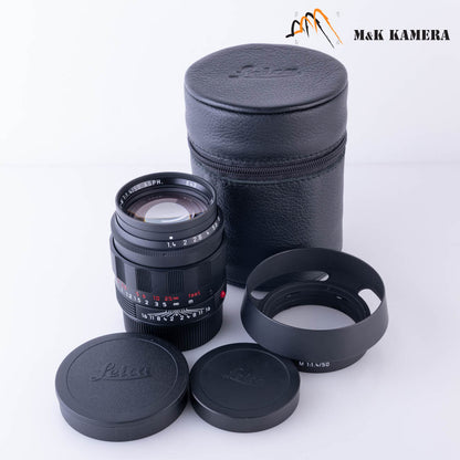 Leica Summilux-M 50mm/F1.4 ASPH Black Chrome Lens Germany 11688 #69885