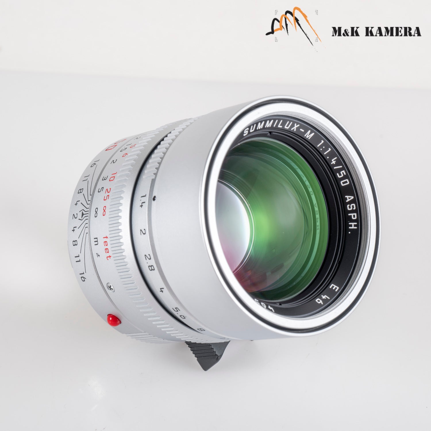 Leica Summilux-M 50mm/F1.4 E46 ASPH Silver Lens Germany 11892
