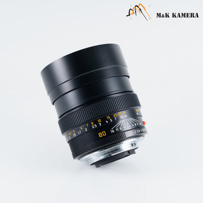 Leica Summilux-R 80mm/F1.4 E67 ROM Boxed 11881 #22821