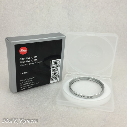Brand New Leica E46 46mm UVa II Silver 13034 Filter #13034