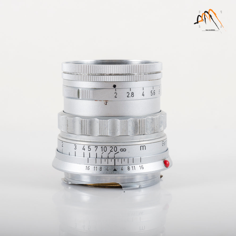 LEITZ Leica Summicron M 50mm/F2.0 Rigid V2 Ver.II Lens Yr.1957 Germany #23613