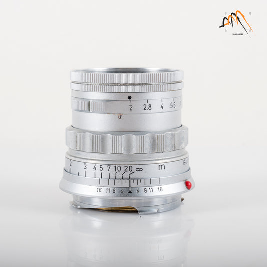 LEITZ Leica Summicron M 50mm/F2.0 Rigid V2 Ver.II Lens Yr.1957 Germany #23613