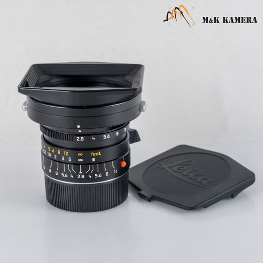 Leica Elmarit-M 24mm/F2.8 ASPH Black 6 bit coded 11878 #24014