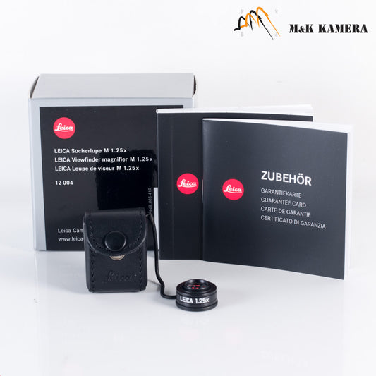 Brand New Leica Viewfinder Magnifier M 1.25x 12004 for M9, M-E, M240, M7 #12004