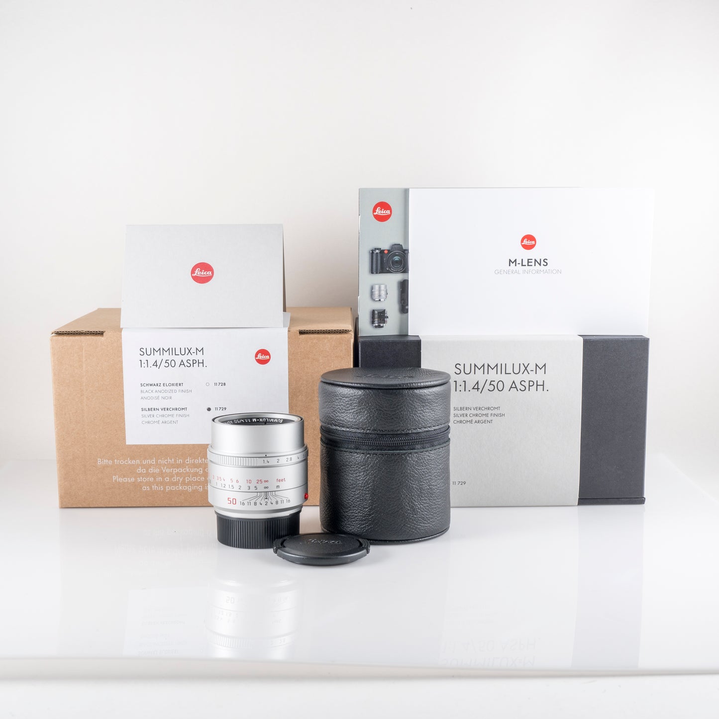 Brand New Leica Summilux-M 50mm/F1.4 ASPH. 2023 Silver Lens Germany 11729 #11729
