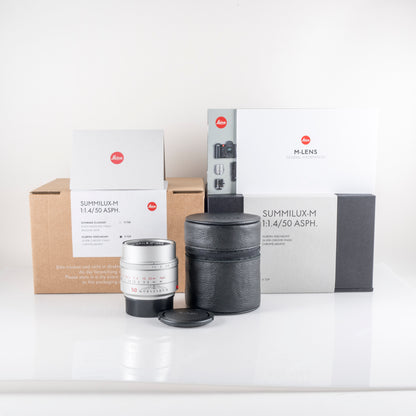 Brand New Leica Summilux-M 50mm/F1.4 ASPH. 2023 Silver Lens Germany 11729 #11729