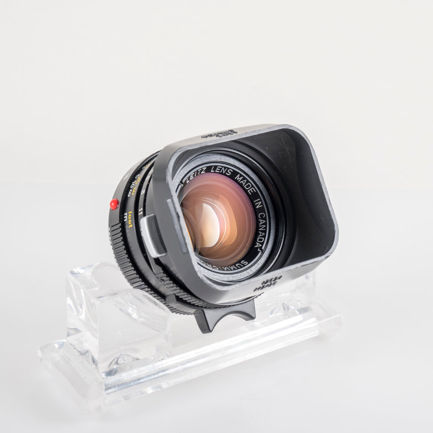 LEITZ Leica Summicron-M 35mm/F2.0 Ver.4 7 Elements Black 1913-1983 Lens Yr.1982 Canada #23844