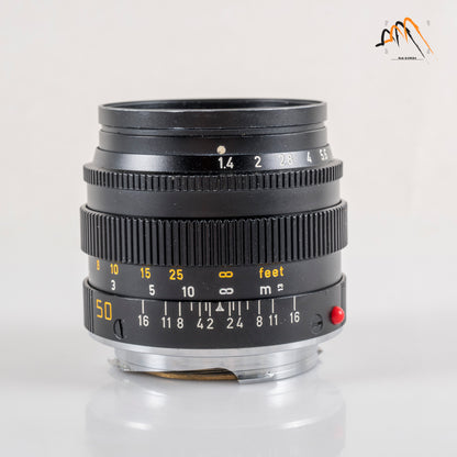 LEITZ Leica Summilux M 50mm/F1.4 E43 Ver.II V2 Black Lens Yr.1984 Germany 11113 #11528