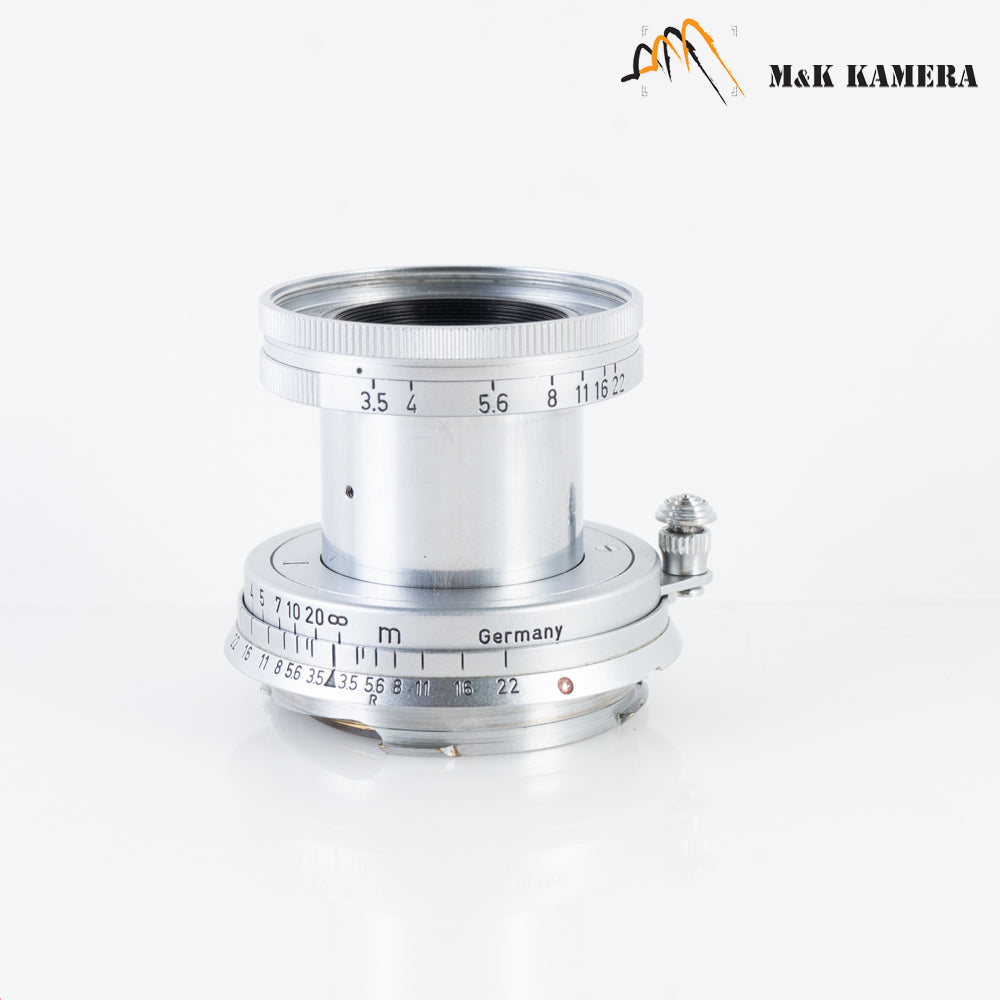 LEITZ Leica Elmar M 50mm/F3.5 E39 Silver Lens Yr.1954 Germany #87875