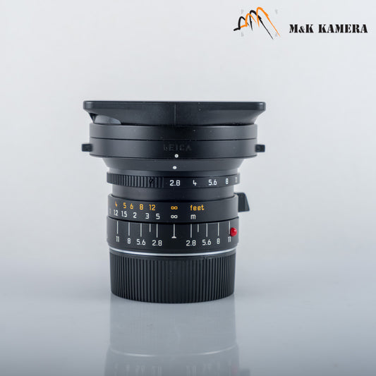 Leica Elmarit-M 21mm/F2.8 ASPH Black Lens Yr.2007 Germany 11135 #12095