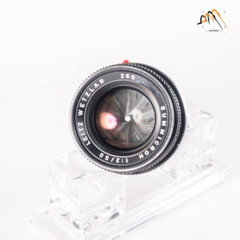 LEITZ Leica Summicron M 50mm/F2.0 Ver.III V3/ High Leg Lens Yr.1973 Germany #11380