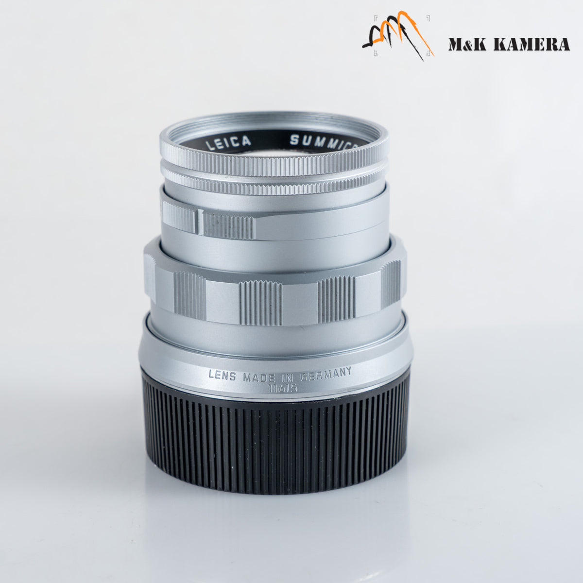 Leica Summicron-M 50mm/F2.0 11615 Rigid 50 Jahre Silver **Rare** 11615 #22690