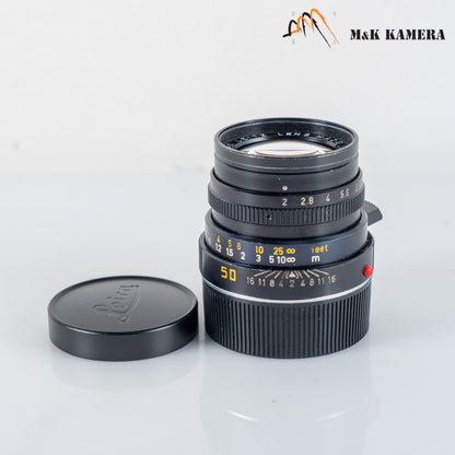 LEITZ Leica Summicron M 50mm/F2.0 IV Lens Yr.1980 Canada 11819 #12049