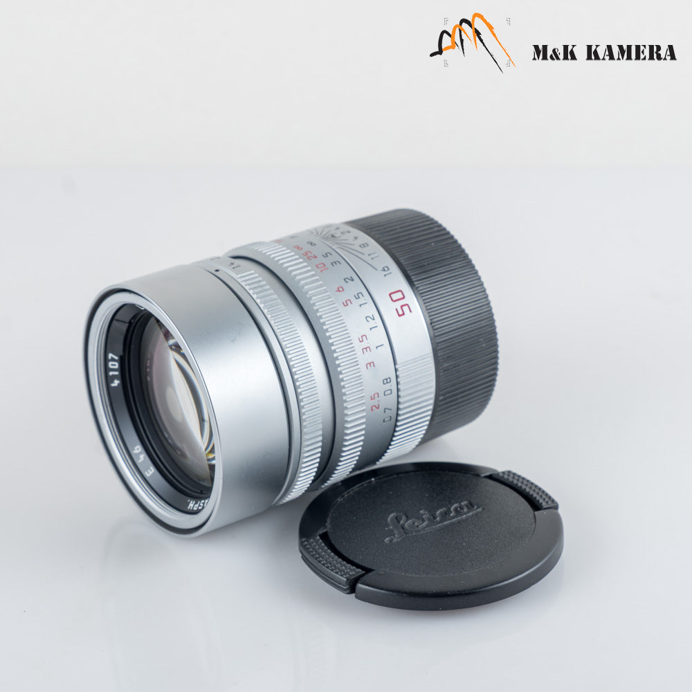 Leica Summilux-M 50mm/F1.4 E46 ASPH Silver Lens Germany 11892 #23841