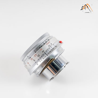 LEITZ Leica Elmar M 50mm/F2.8 Ver.I Silver Lens Yr.1966 Germany #11287