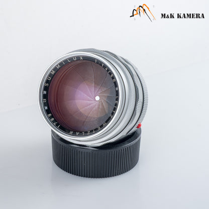 LEITZ Leica Summilux M 50mm/F1.4 Ver.I Silver Lens Yr.1960 Germany 11114 #23700