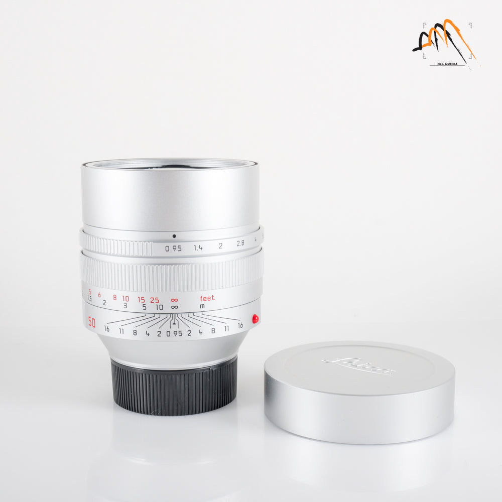 Leica Noctilux-M 50mm/F0.95 ASPH 11667 Silver Lens Germany 11667 #23802