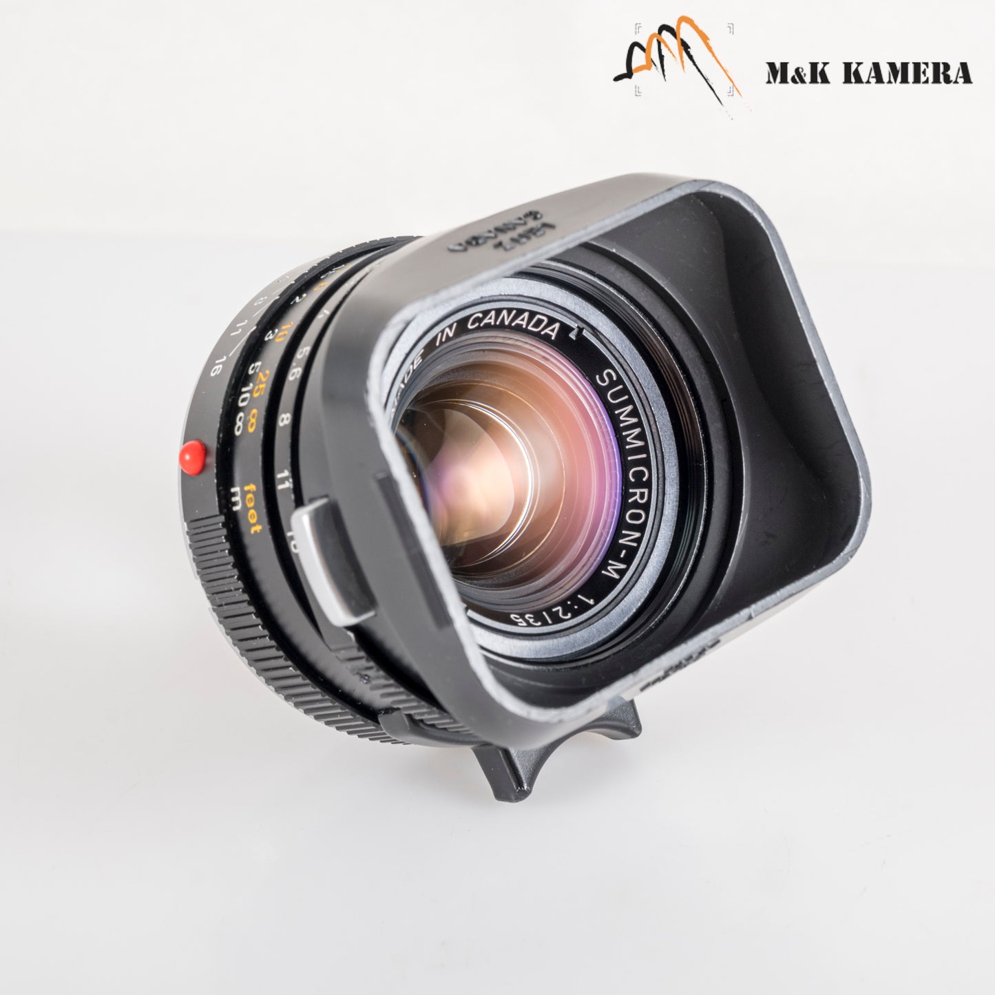 LEITZ Leica Summicron-M 35mm/F2.0 Ver.4 7 Elements Black Lens Yr.1984 11310 #88718