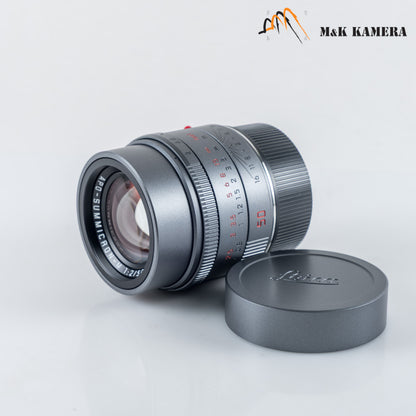 Brand New Leica APO-Summicron-M 50mm/F2.0 E39 Metal Gray Lens Germany 11160 #11160