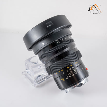 Leica Summilux-M 75mm/F1.4 Ver.I with hood 12539 11814 #11558