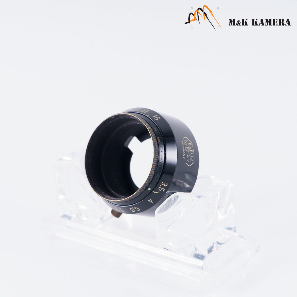 Leica VALOO Black Paint Hood for Elmar 5cm / aperture control #10283