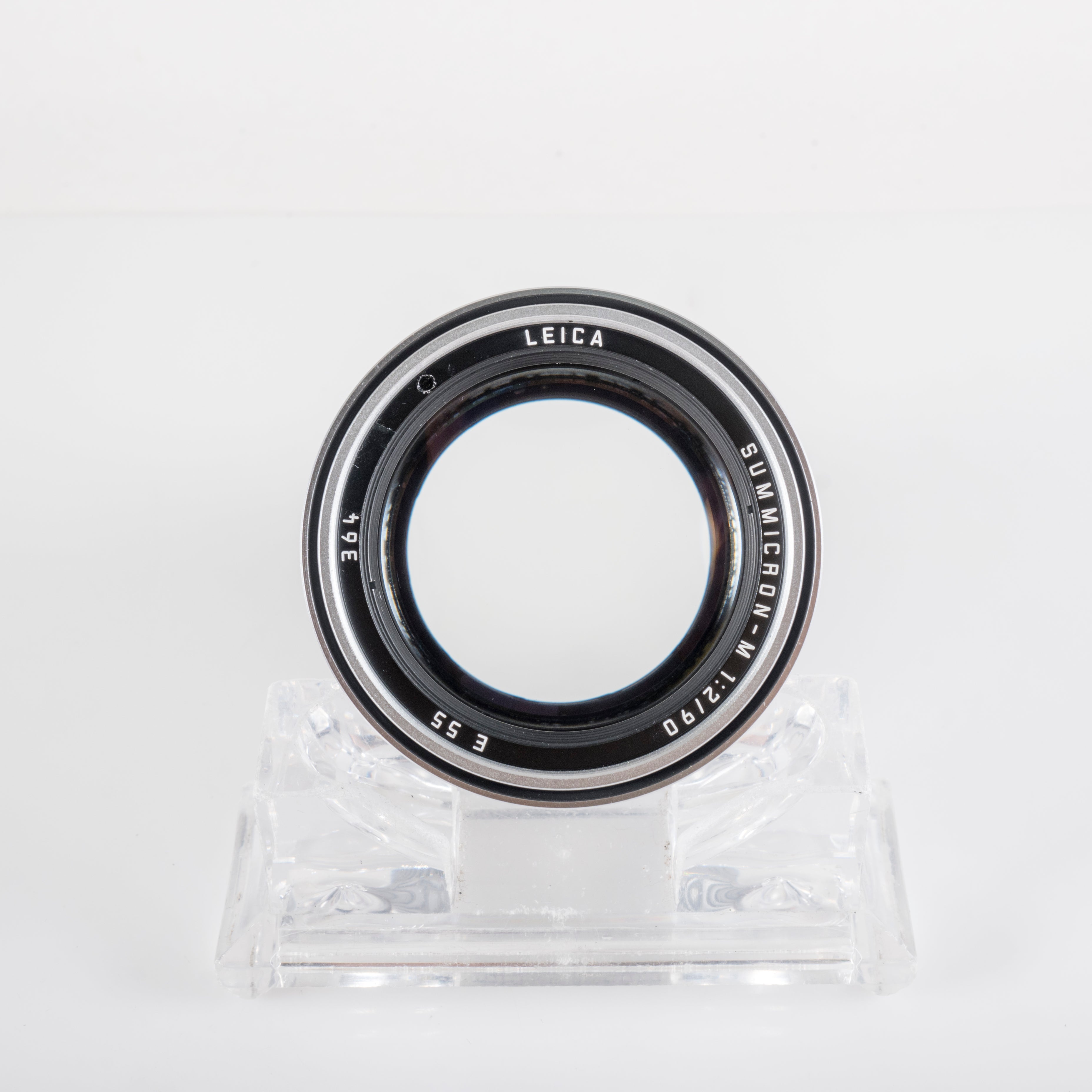 Leica Summicron-M 90mm/F2.0 E55 Ver.II Pre-Asph Silver Lens Yr