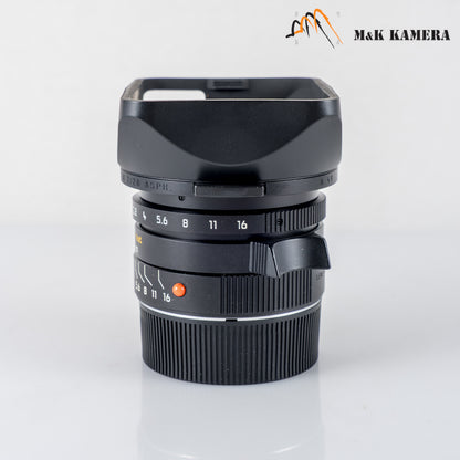 Leica Summicron-M 28mm/F2.0 E46 Asph.11618 Black Lens Yr.2001 Germany 11618 #24031
