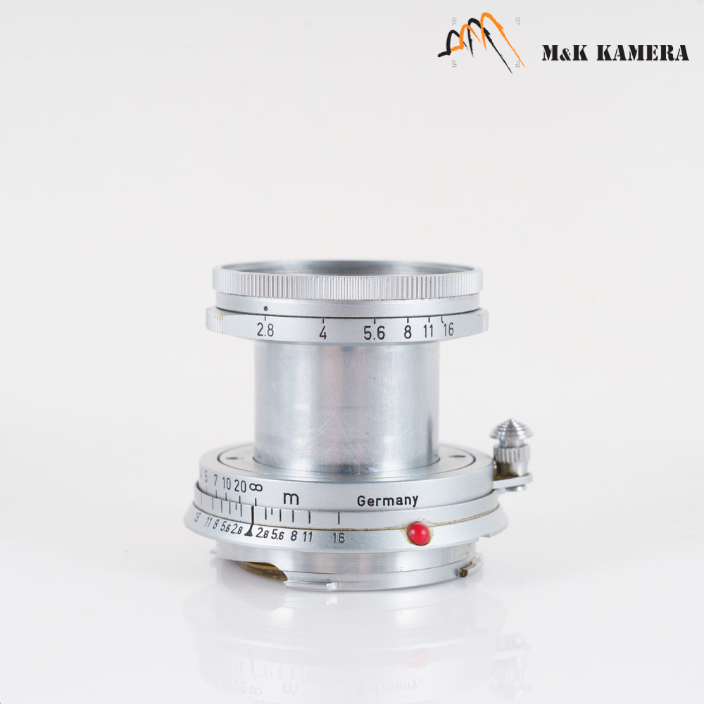 LEITZ Leica Elmar M 50mm/F2.8 Ver.I Silver Lens Yr.1958 Germany #10407