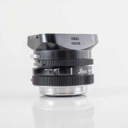 LEITZ Leica Summicron-M 35mm/F2.0 Ver.4 7 Elements Black 1913-1983 Lens Yr.1982 Canada #23844