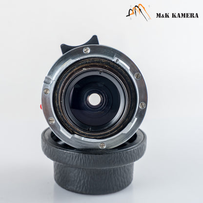 LEITZ Leica Super-Angulon M 21mm/F3.4 Ser.VII Black Lens Yr.1977 Germany #23898