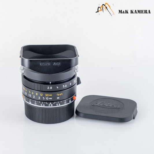 Leica Elmarit-M 28mm/F2.8 E39 ASPH/ 11606 Lens Yr.2004 Germany 11606 #24011