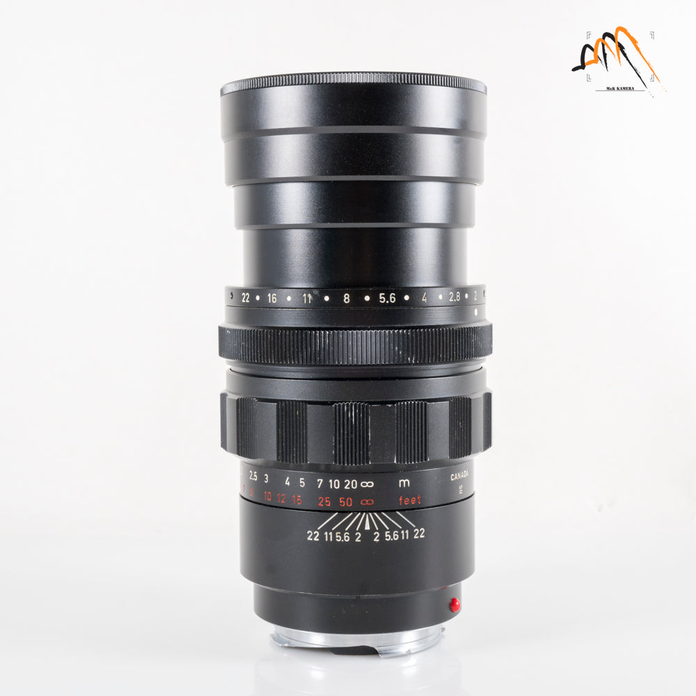 LEITZ Leica Summicron M 90mm/F2.0 Ver.I V.1 Black Lens Yr.1966 Canada #11591