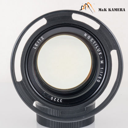 LEITZ Leica Noctilux-M 50mm/F1.0 E60 II Lens Yr.1982 Canada #11462
