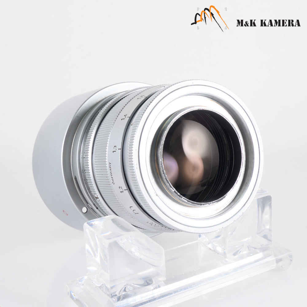 LEITZ Leica Hektor L39 125mm/F2.5 Visoflex lens Silver Lens Yr.1953 LTM Canada #10448