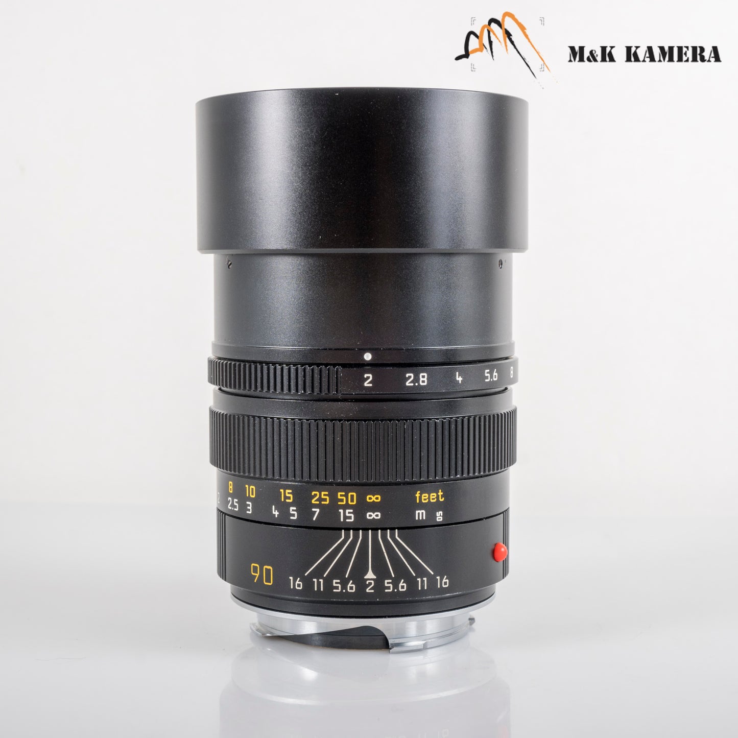 Leica Summicron-M 90mm/F2.0 E55 Pre-Asph/ Ver.II Black Lens Yr.1992 Canada 11136 #88716