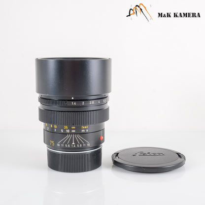 LEITZ Leica Summilux-M 75mm/F1.4 Ver.II Lens Yr.1982 Canada 11815 #23888
