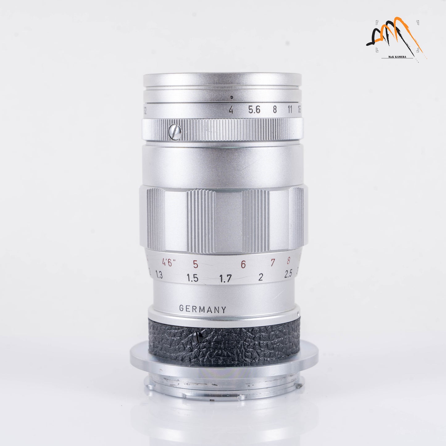 LEITZ Leica Elmar M 90mm/F4.0 E39 Ver.II V2/ 3 Elements Silver Lens Yr.1962 Germany 11830 #11237