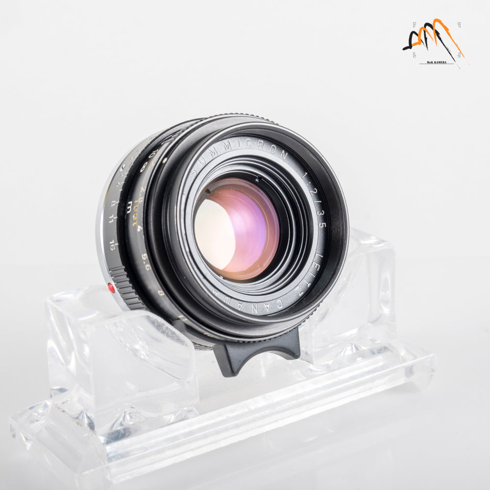 LEITZ Leica Summicron-M 35mm/F2.0 E39 6E/ Elements Lens Yr.1972 Canada #11775
