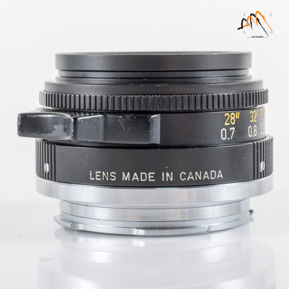 LEITZ Leica Summicron-M 35mm/F2.0 E39 6E/ Elements Lens Yr.1972 Canada #11775
