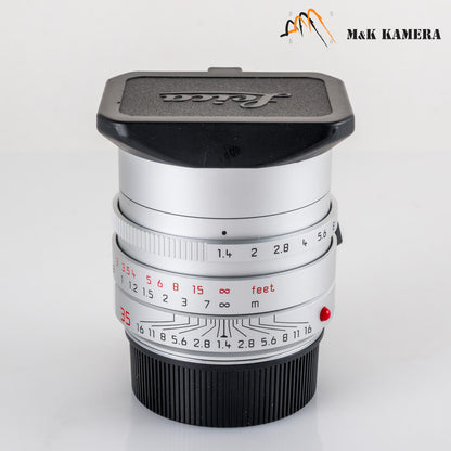 Leica Summilux-M 35mm/F1.4 ASPH/ FLE Silver Lens Germany 11675 #11813