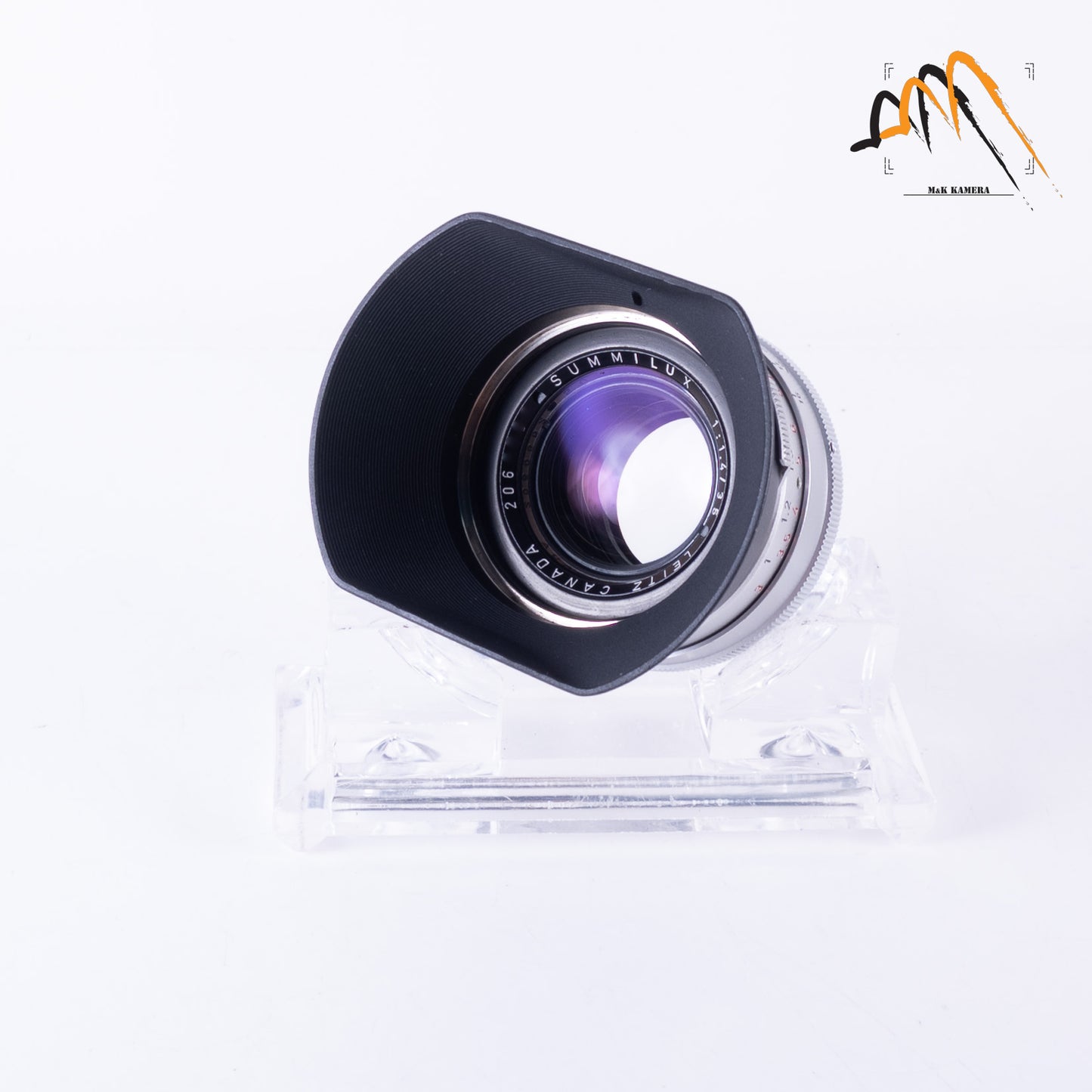Leica Summilux M 35mm/F1.4 Steel Rim with OLLUX hood #87179