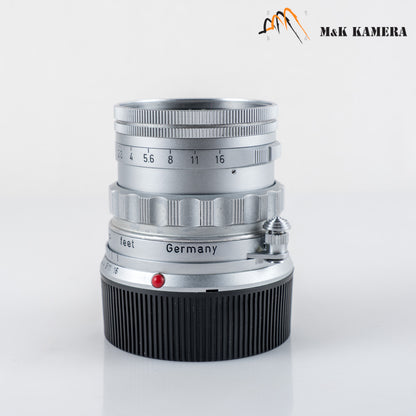 LEITZ Leica Summicron M 50mm/F2.0 Rigid V2 Ver.II Lens Yr.1957 Germany #24017