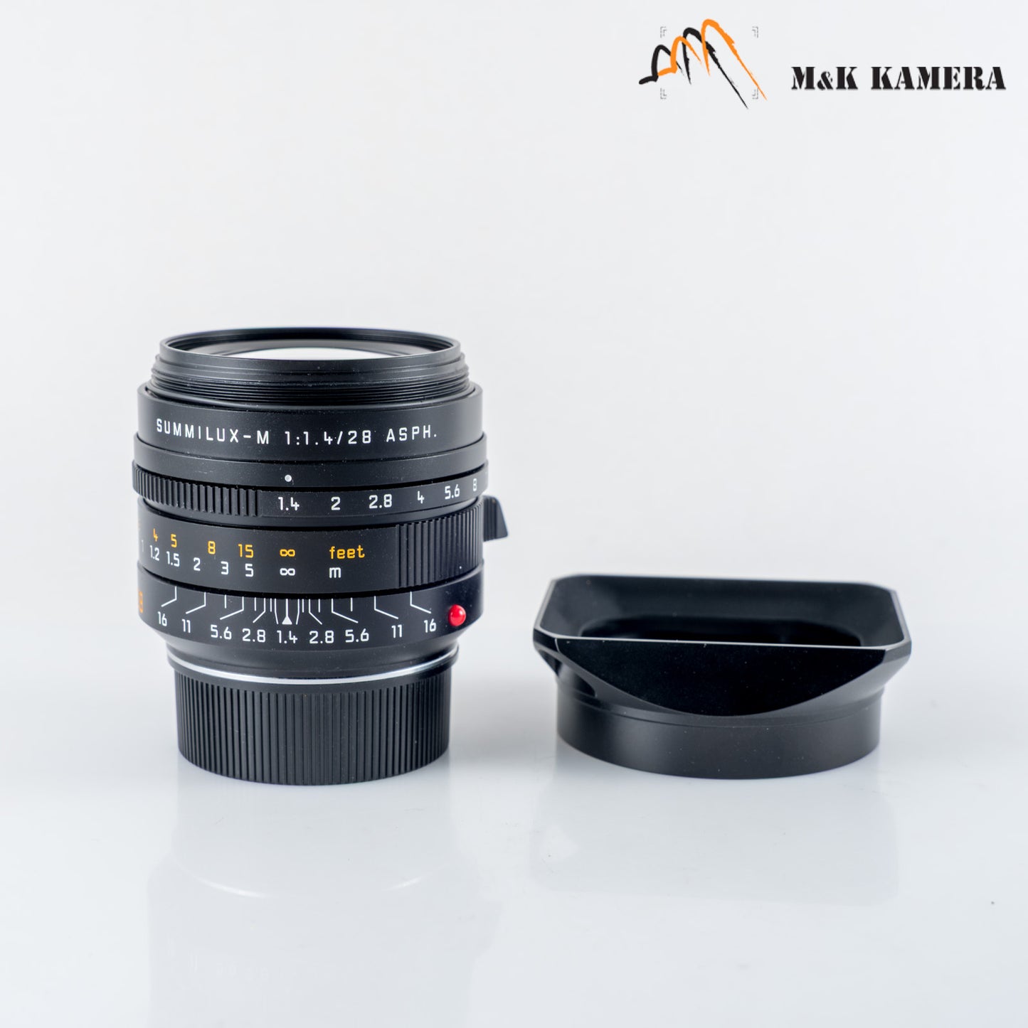 Leica Summilux-M 28mm/F1.4 ASPH 11668 Black Lens Germany #12090